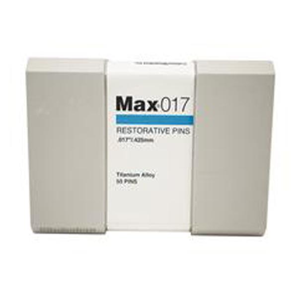 Coltene Whaledent M-13 Max Restorative Titanium Alloy Pins Kit .017'' Blue 50/Bx Coltene Whaledent M-13 Max Restorative Titanium Alloy Pins Kit .017'' Blue 50/Bx